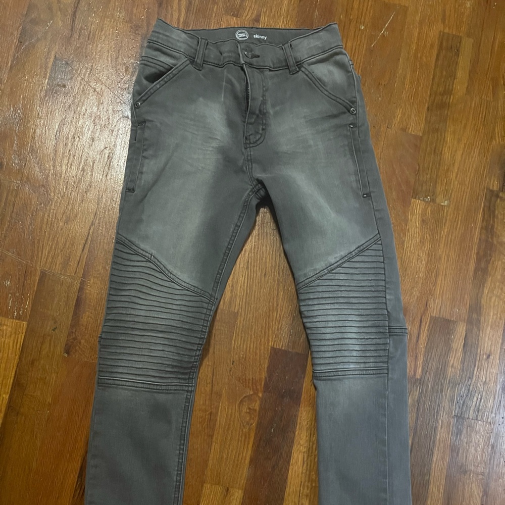 Wonder nation girls size 12 skinny gray jeans
